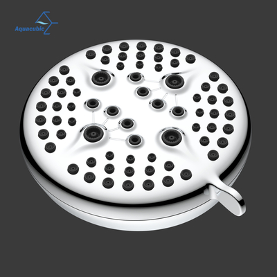 Pommeau de douche à pluie fixe haute pression, 5 pouces, 5 réglages de pulvérisation