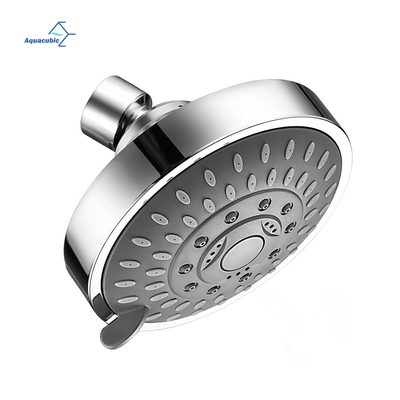 Pommeau de douche Aquacubic pomme de douche fixe haute pression jet aérien rond de 4 pouces avec boule pivotante