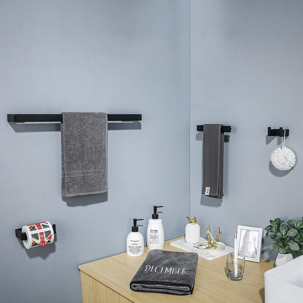 Ensemble de matériel de salle de bains en acier inoxydable SUS304, crochet pour Robe, porte-serviettes, accessoires de salle de bains de haute qualité