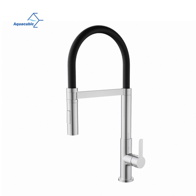 Aquacubic cuisine Torneira Cozinha évier robinet d'eau tuyau Flexible Chrome pont monté robinet de cuisine