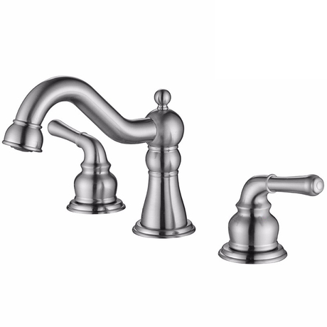 Robinet d'évier de lavabo de salle de bains courbé en S antique