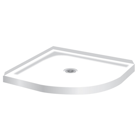 Receveur de douche 36,54 x 36,54 x 2,56 pouces, base de douche, bac de douche AFP928S