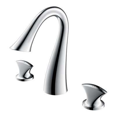 Robinet de lavabo de salle de bain Robinet à 2 poignées et 3 trous
