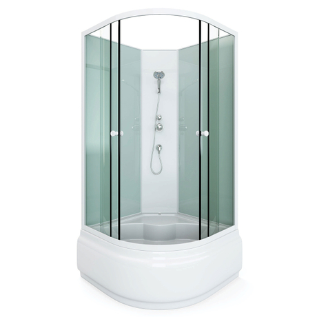 Cabines de douche porte en verre cabine de douche salles de douche sans pomme de douche à effet pluie
