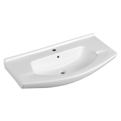 Toilettes salle de bain lavabo en céramique blanche