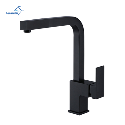Robinet de cuisine en laiton de conception commerciale avec tuyau flexible extractible et boule de poids