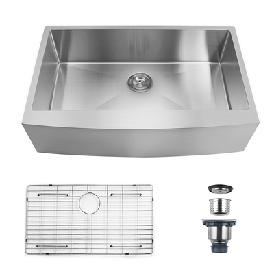 Tablier fait main en acier inoxydable avant ferme cUPC UPC évier de cuisine profond