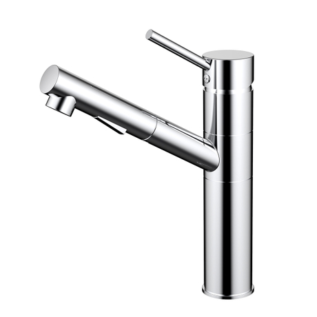 Robinet d'évier de cuisine à pulvérisateur rétractable AF6174-5