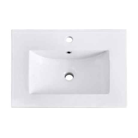 Comptoir Rectangulaire Table Top Salle De Bains Vanity Cabinet Évier En Céramique