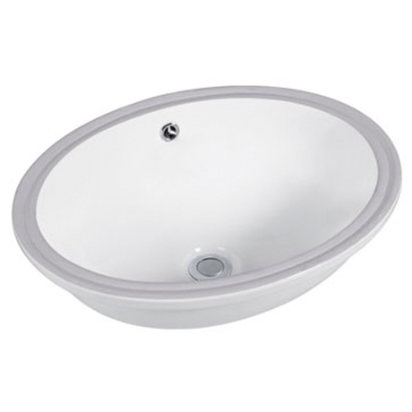 Lavabo à main en céramique pour vanité de salle de bain Undermount
