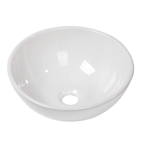 Mini lavabo rond de haute qualité, lavage des mains au-dessus du comptoir, lavabo de salle de bains, bassin d'art en céramique