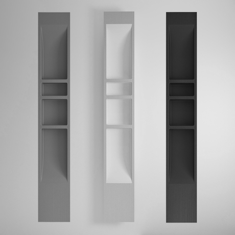 Niche murale de salle de bain Aquacubic Glasstone SMC étagère de douche encastrée grande niche de douche encastrée 