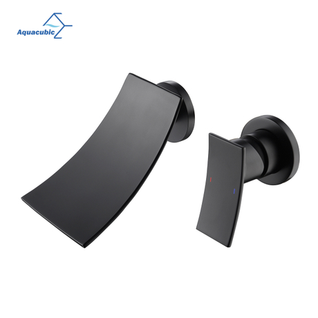 Excellent robinet de salle de bain monotrou solide fixé au mur