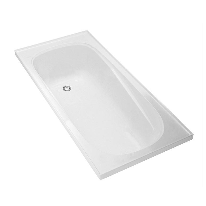 Baignoire Autoportante Design Contemporain Acrylique Blanc Brillant AB1657