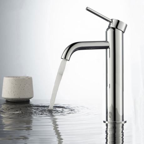 Fournisseur d'usine monotrou en laiton lavabo salle de bain lavabo grand corps robinet de bassin